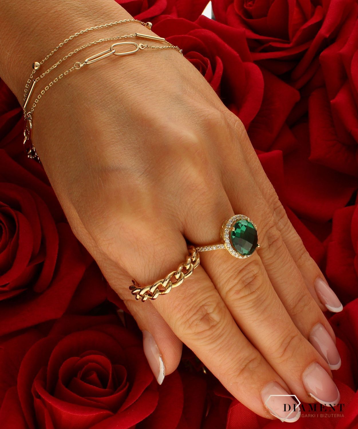 Złota bransoletka damska 375 celebrytka spinacze z kuleczką BR 6691 375.  Złota bransoletka damska. Złota bransoletka próby 375. Bransoletka złota damska delikatna celebrytka. Bransoletka złota celebrytka idealna na p.jpg